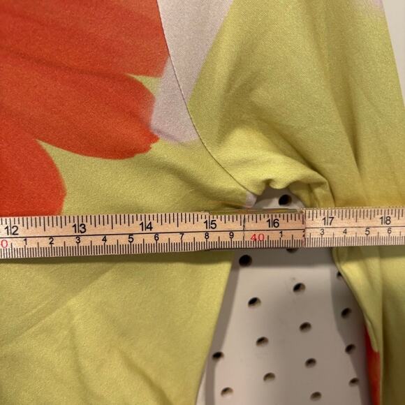 ASOS Angel Sleeve Midaxi Dress Bold Floral Retro Gardencore S - Picture 7 of 10